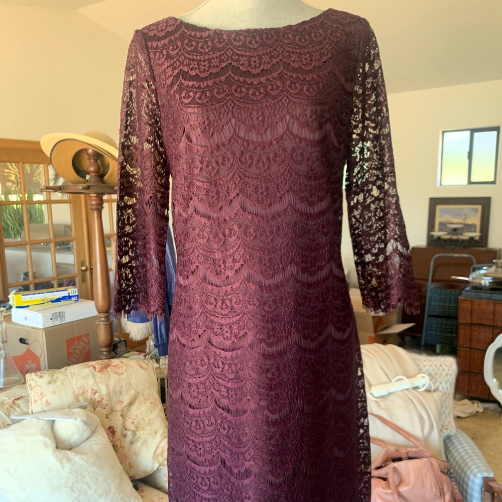 Purple Lace Dress